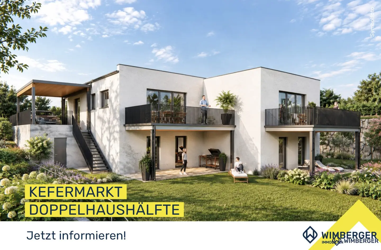Erstbezug! Wohnen nahe Schloss Weinberg – Moderne Doppelhaushälfte inkl. Carport | Baustart 2026