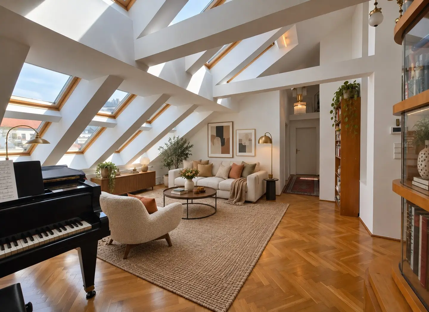 Enjoy the last autumn days above the roofs of Vienna | spacious panoramic roof terrace | DISTANT VIEW | underground parking space
