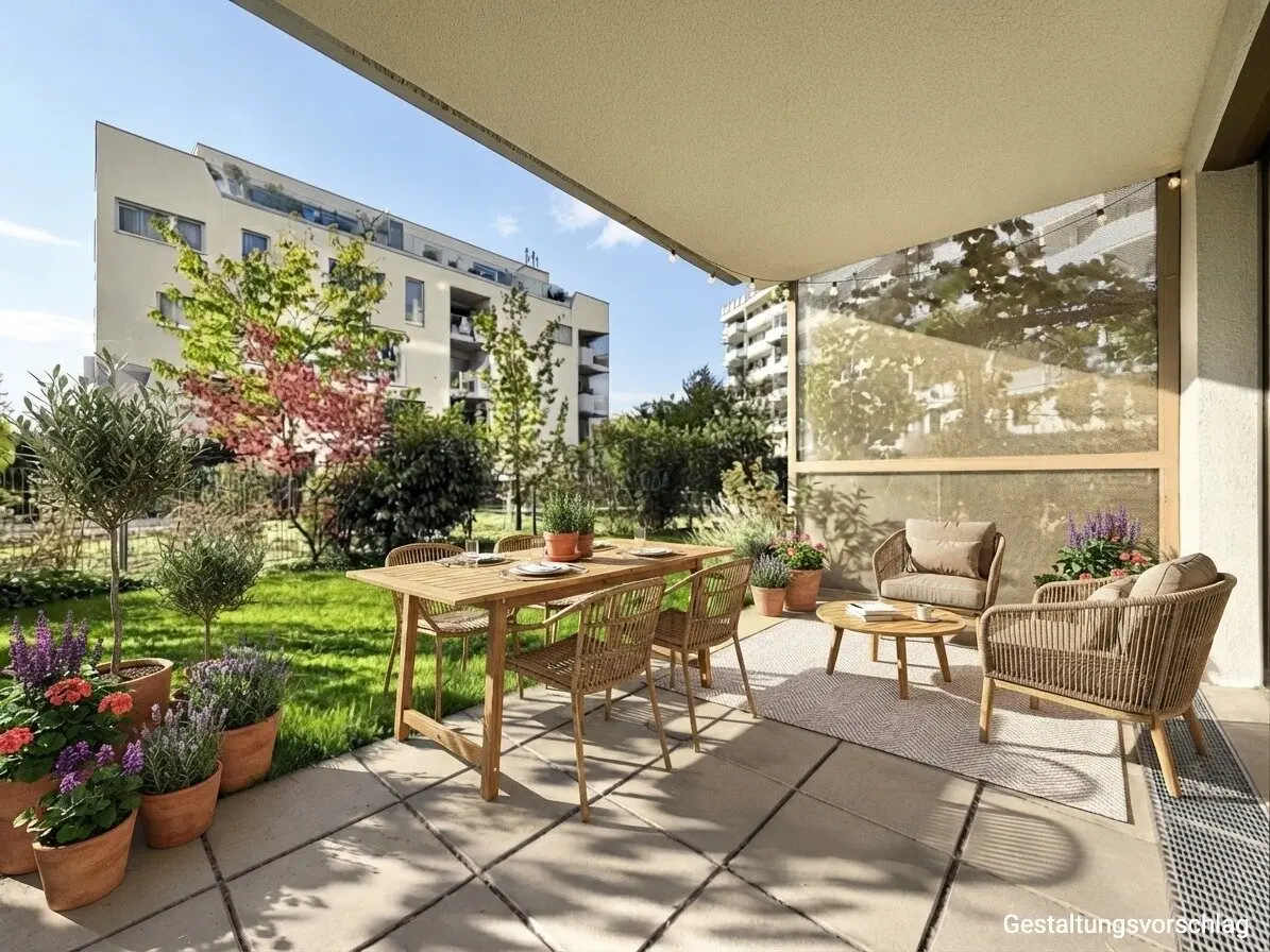 Großzügige Gartenwohnung im 12. Bezirk – urbaner Wohnkomfort mit privatem Grünbereich