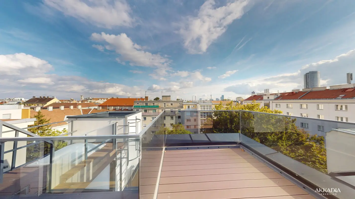 Über den Dächern Wiens - 3-Zimmer-Wohnung mit großer Dachterrasse im 21. Bezirk