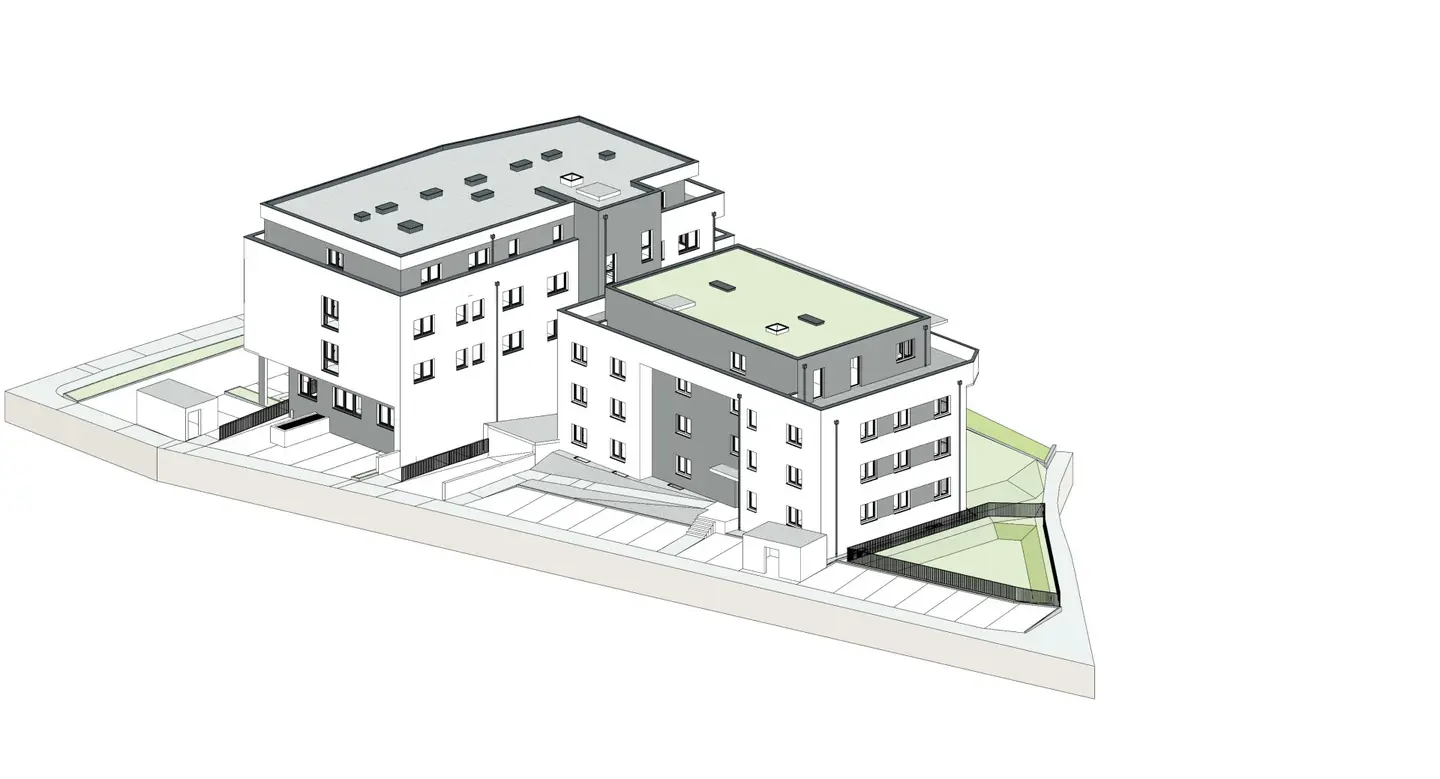Zentrale Wohnung mit Eigengarten und Tiefgarage