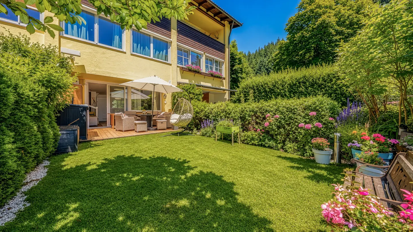 Maisonettewohnung in sonniger Ruhelage mit Garten