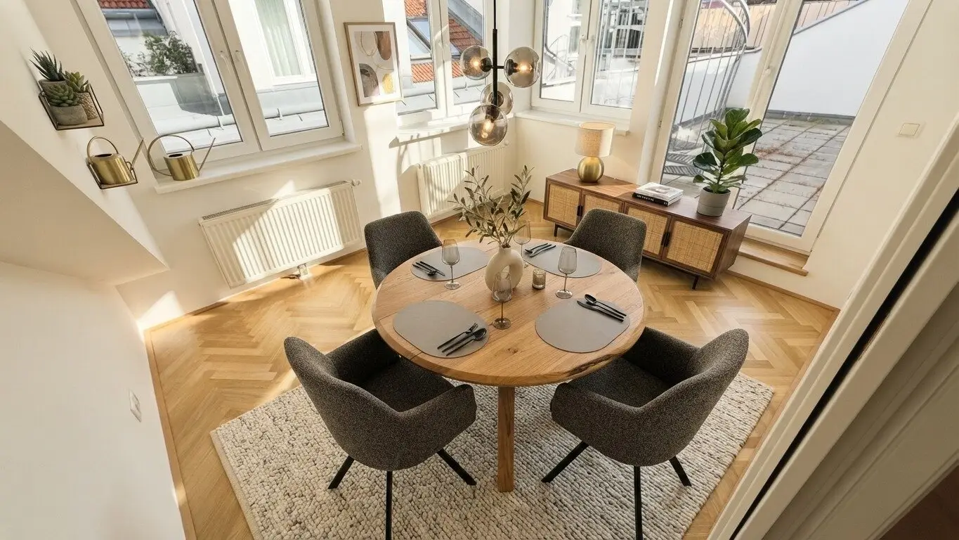 Esszimmer/Arbeitszimmer (KI Einrichtung)