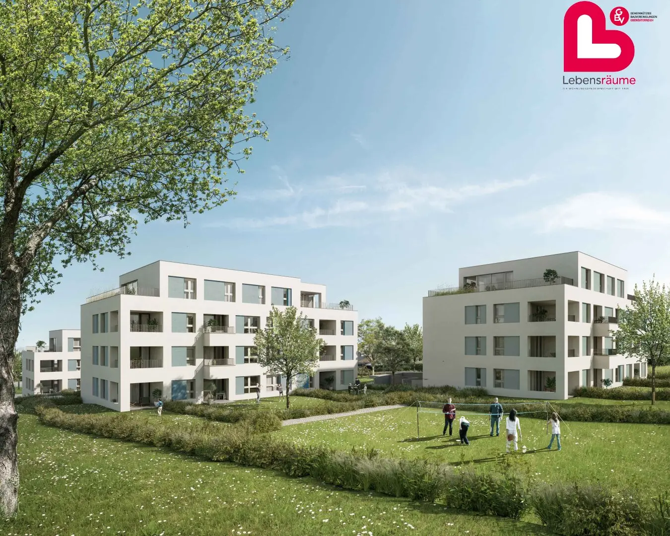 STEYR - New development project GARTENQUARTIER STEIN - 51 subsidized rental apartments