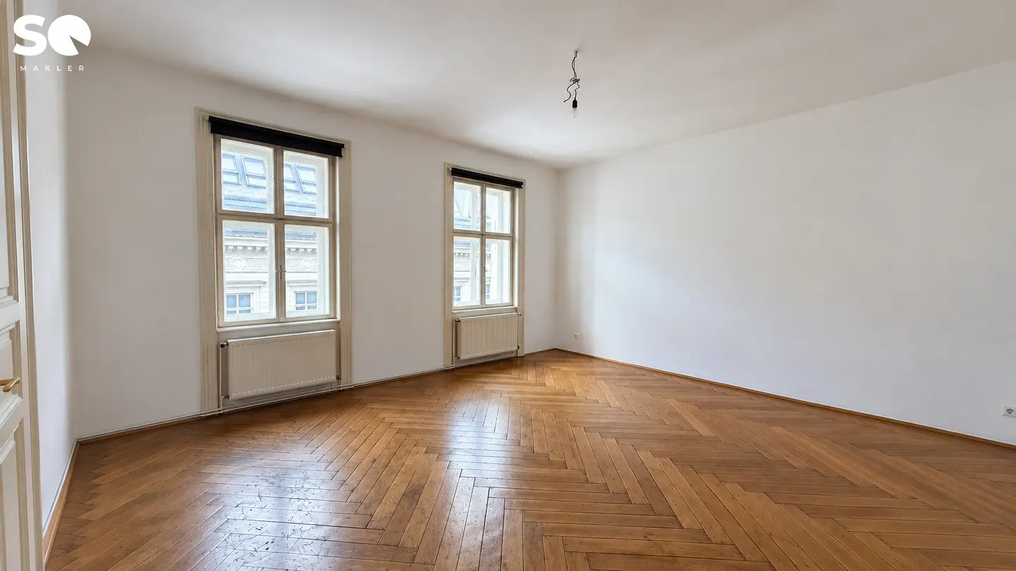 # SQ - STILVOLLES ALTBAUWOHNEN IN BESTER LAGE DES 2. BEZIRKS - ca. 83m² - ROTENSTERNGASSE - 2 ZIMMER