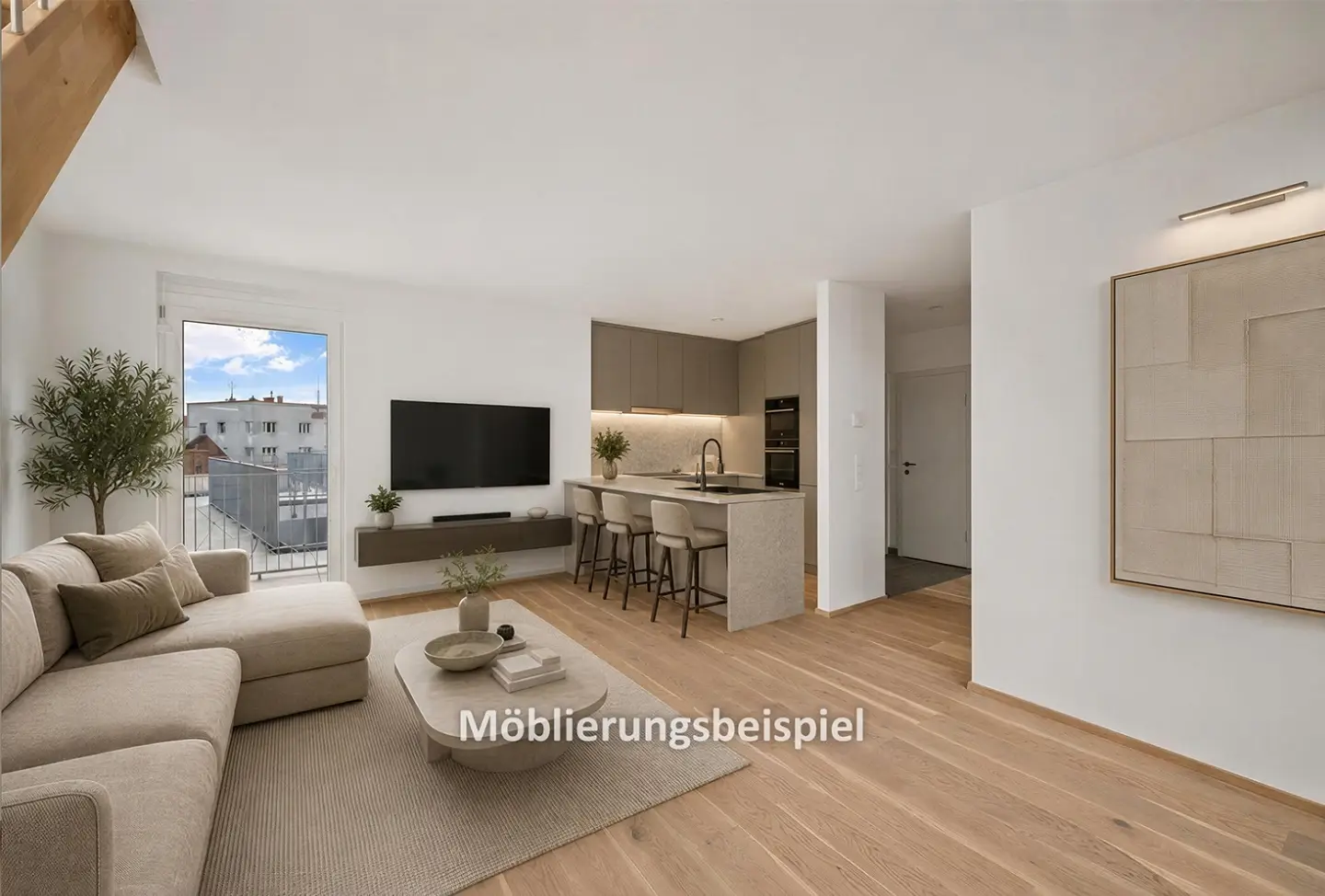 Maisonettewohnung mit Dachterrassen und Weitblick