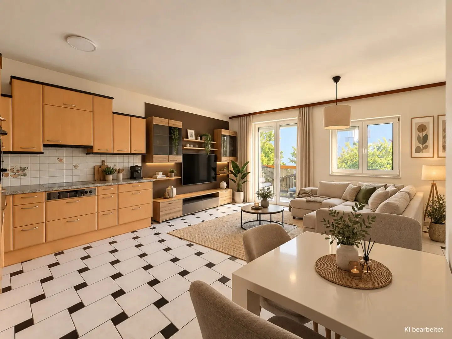 MIT PARKPLATZ 2-Zimmer mit Terrasse &amp; Stellplatz in Guntramsdorf – 40m²