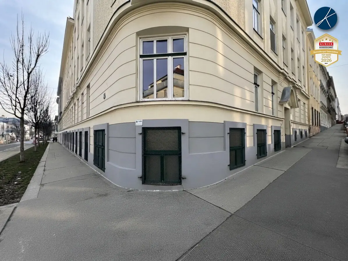 Werbeflächen auf zwei Straßenfronten möglich