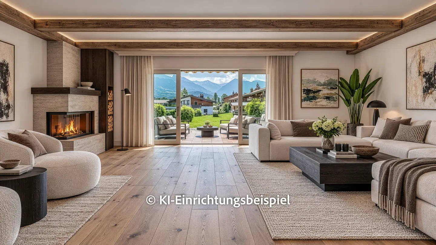 KITZIMMO-Domizil mit Potenzial in zentrumsnaher Ruhelage - Ski Out - Immobilien Kitzbühel.