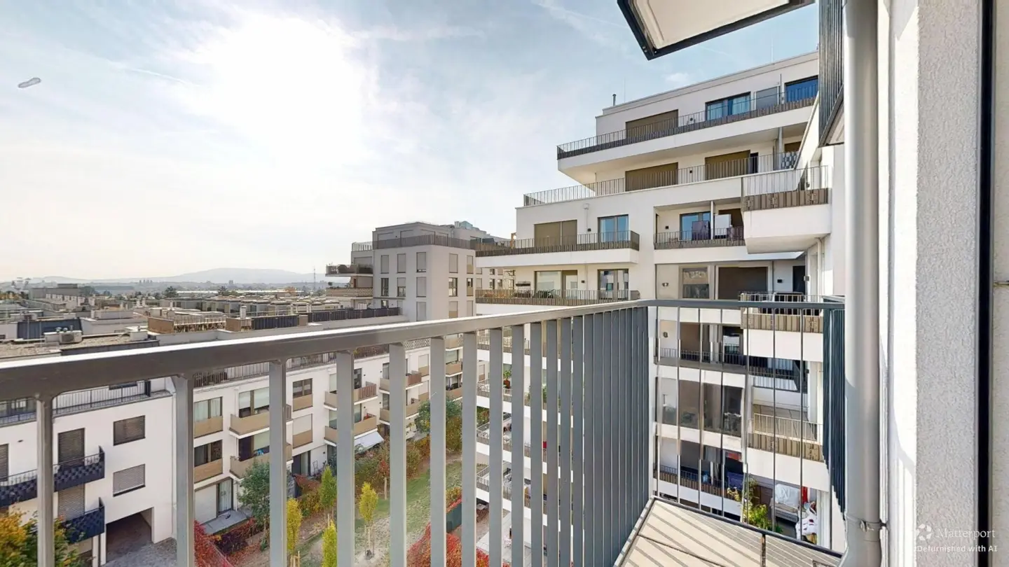 Architekten-Neubau 2021: Singlewohnung mit Südbalkon im 5. Liftstock | U6-Nähe | Fernblick