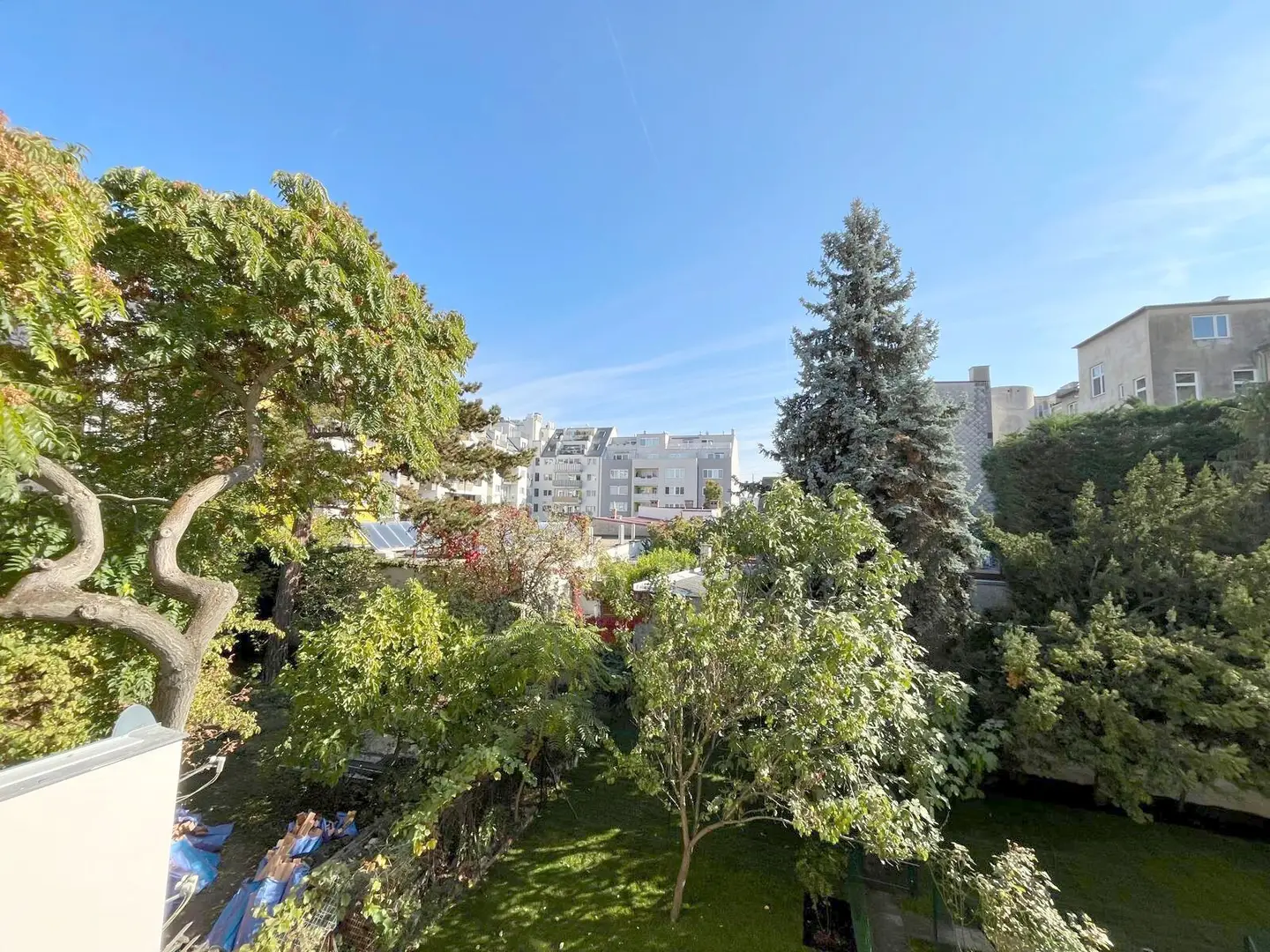 Ausblick Küche Innenhof