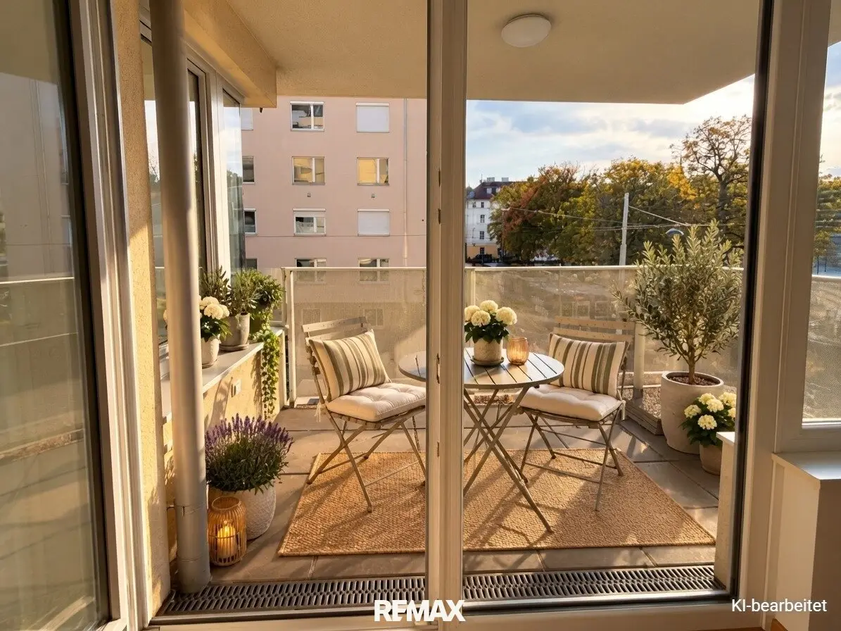 Helle Wohnung mit herrlichem Ausblick auf den Wilhelminenberg