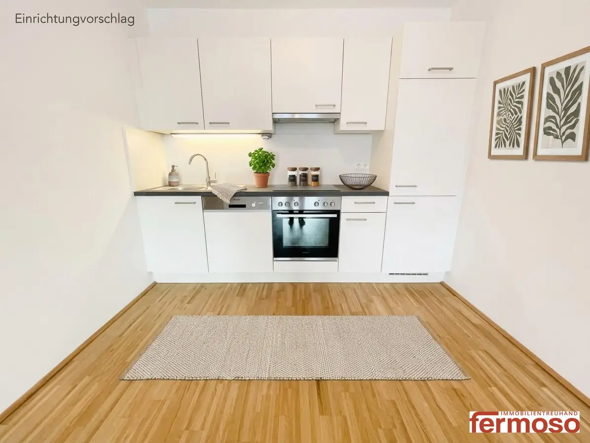 Helle 3-Zimmer-Wohnung mit Balkon, Einbauküche und Fußbodenheizung in 1200 Wien