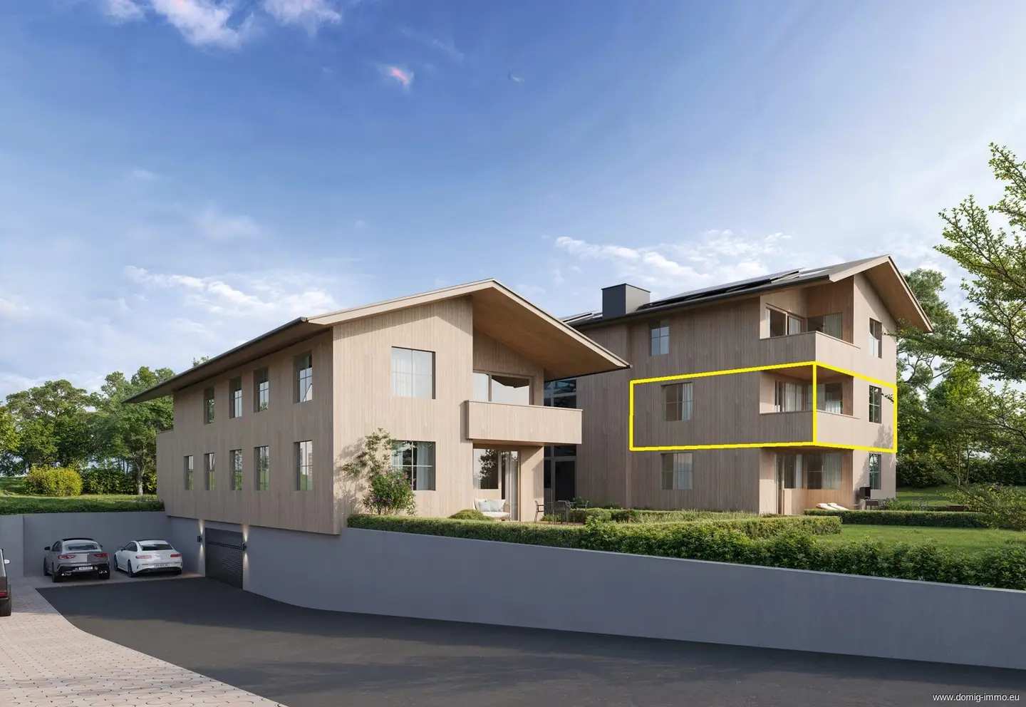 Neubauwohnung mit Bergblick und Smart Home