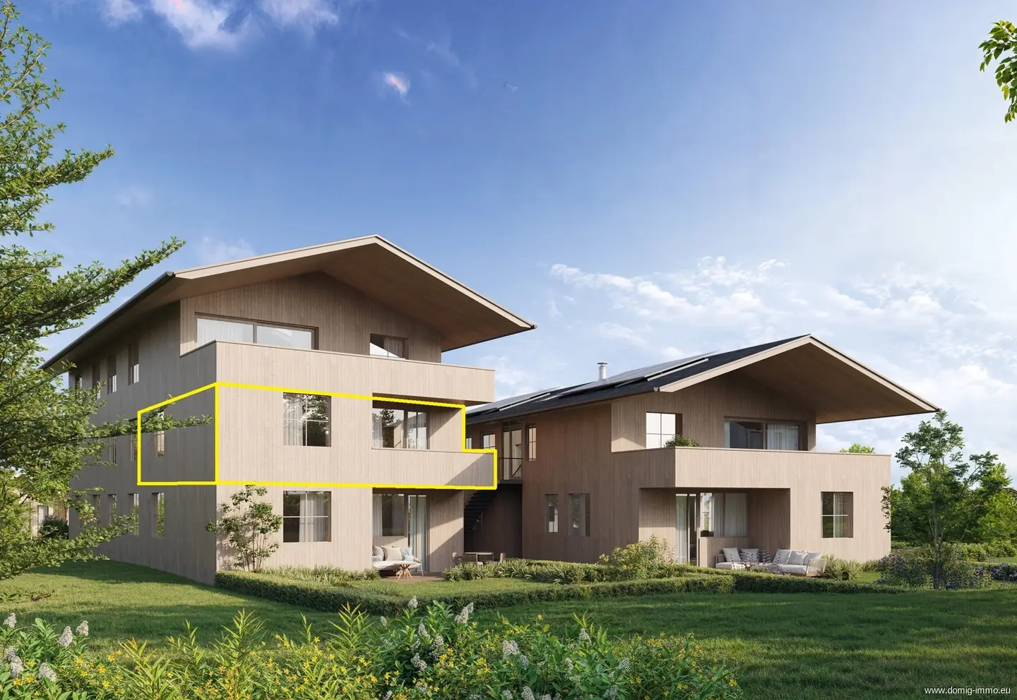 Neubauwohnung mit Bergblick und Smart Home