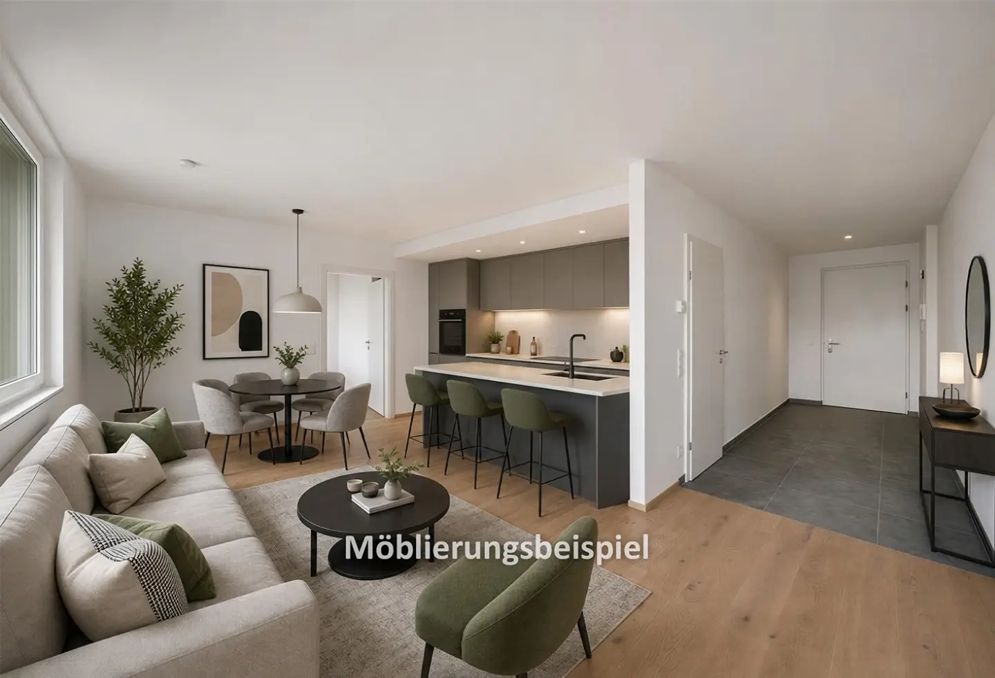 Neubauwohnung mit Weitblick und Fußbodenheizung