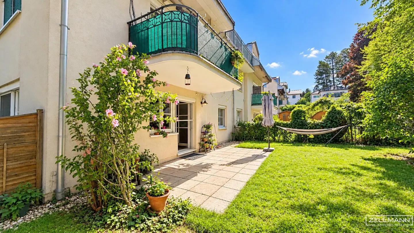 GARDEN DELIGHT AT THE WIENERWALD 116 m² living comfort, 166 m² private garden &amp; garage | ZELLMANN IMMOBILIEN