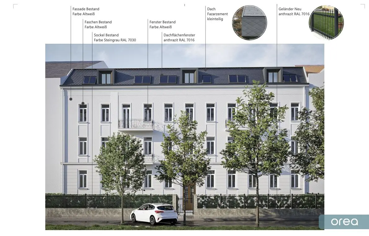 orea | Exklusive 3-Zimmer-Dachgeschosswohnung mit Terrasse in attraktiver Lage des 13. Bezirks