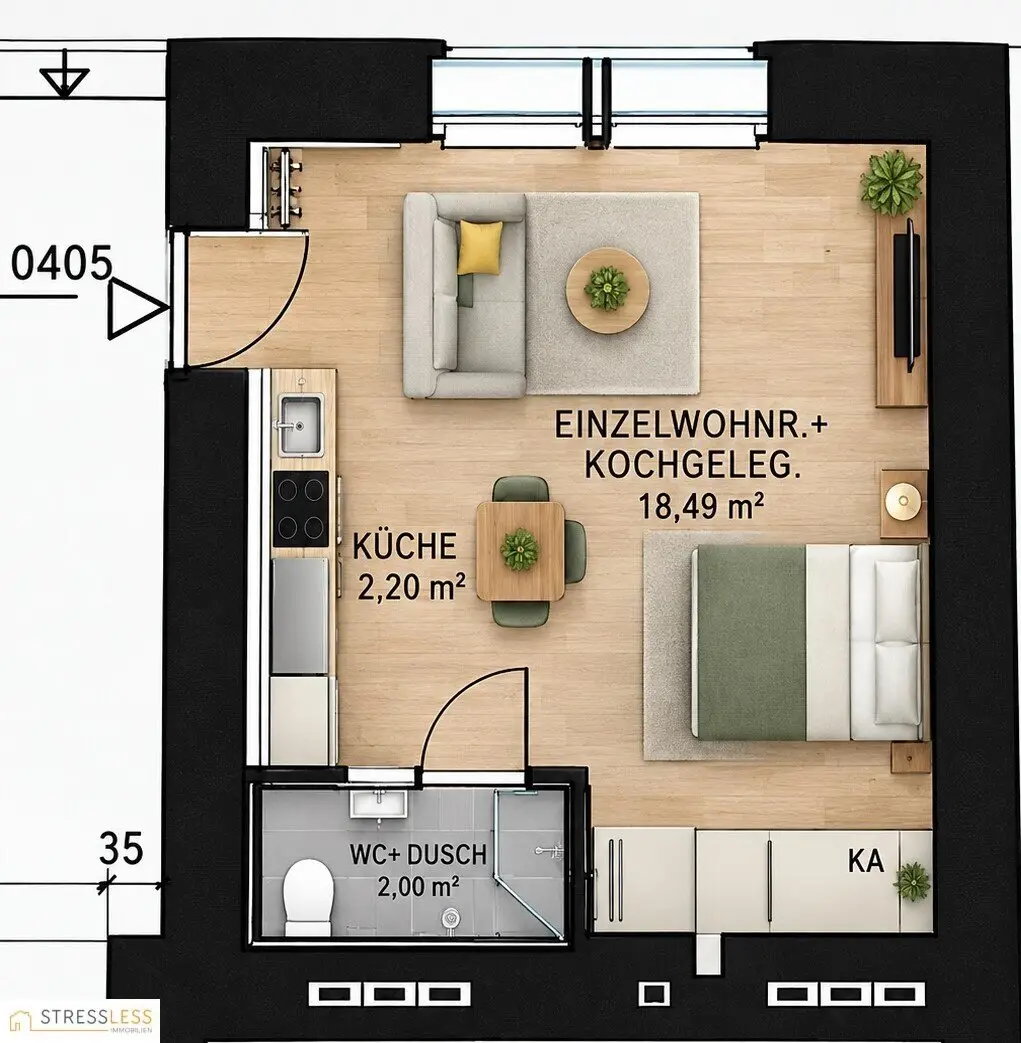 Ihr Appartement in zentraler Wiener Lage – nur wenige Gehminuten vom 1. Bezirk entfernt!
