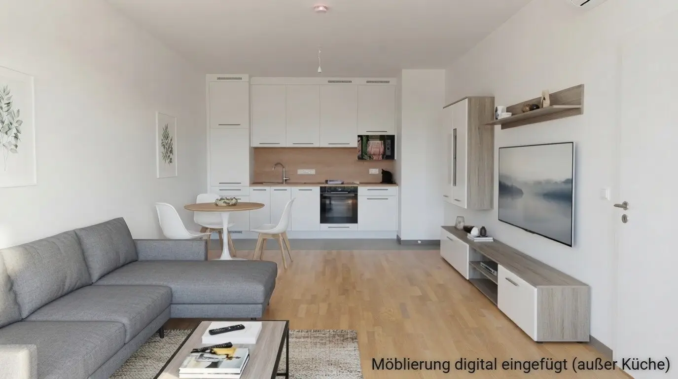 Erstbezug mit Top-Ausstattung: Stilvolle Mietwohnung mit Ost-Loggia & Klima in Wiener Neustadt!