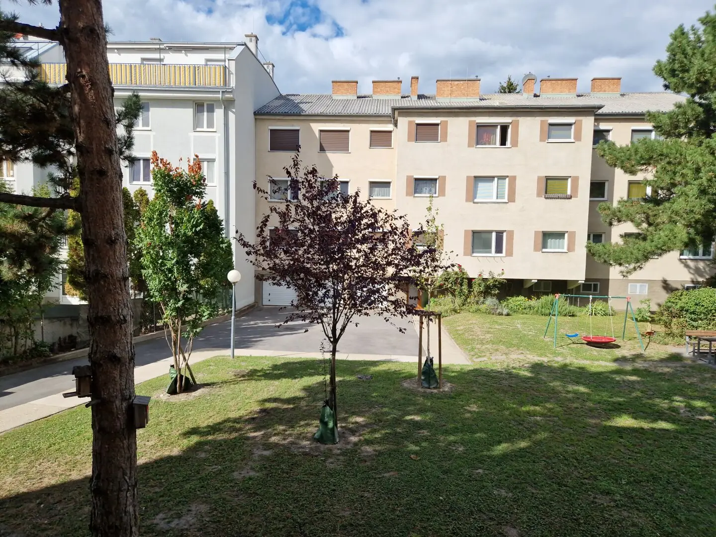 Wohnung mit Gartenblick