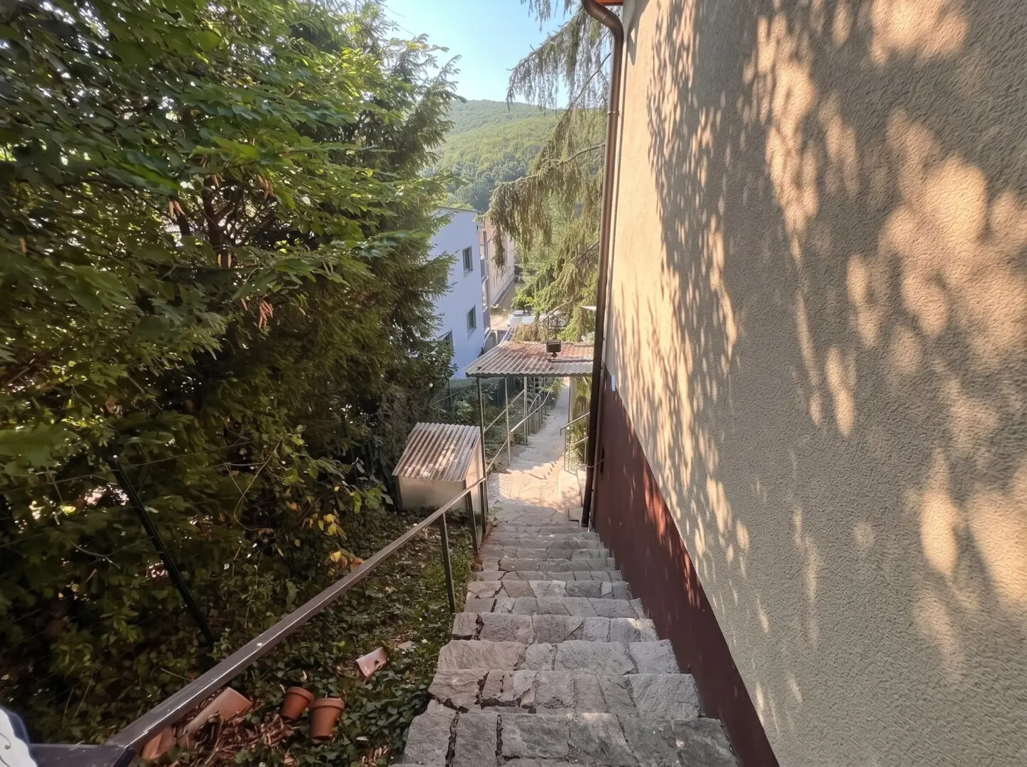 Wohnen im Grünen: Einfamilienhaus in idyllischer Hanglage mit Sanierungsbedarf