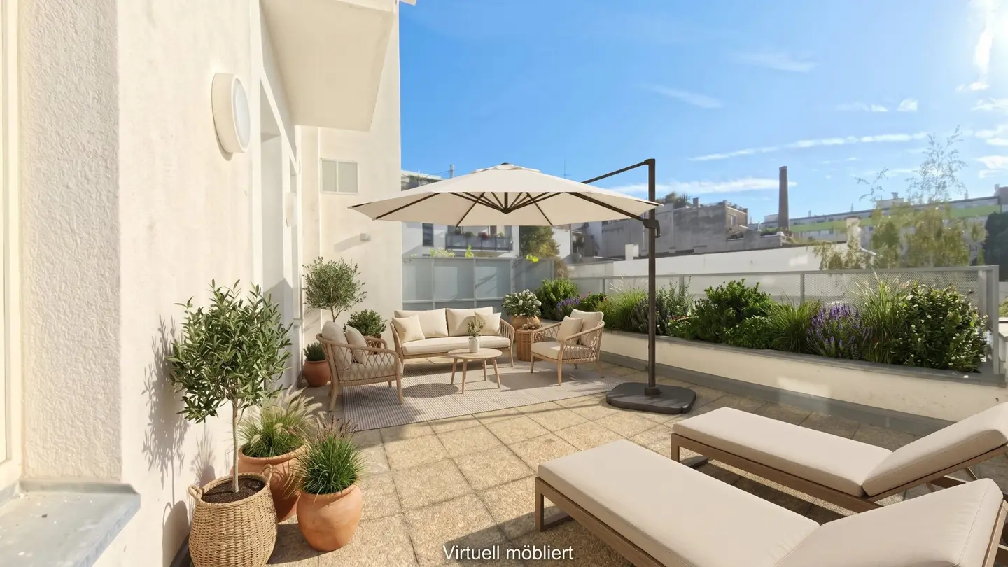 Der nächste Sommer kommt bestimmt: Generalrenovierte 3-Zimmer-Wohnung mit großzügiger Terrasse