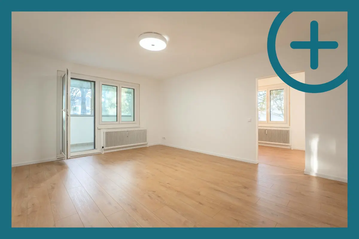Lichtdurchflutete Wohnung in ruhiger Grünlage mit Loggia