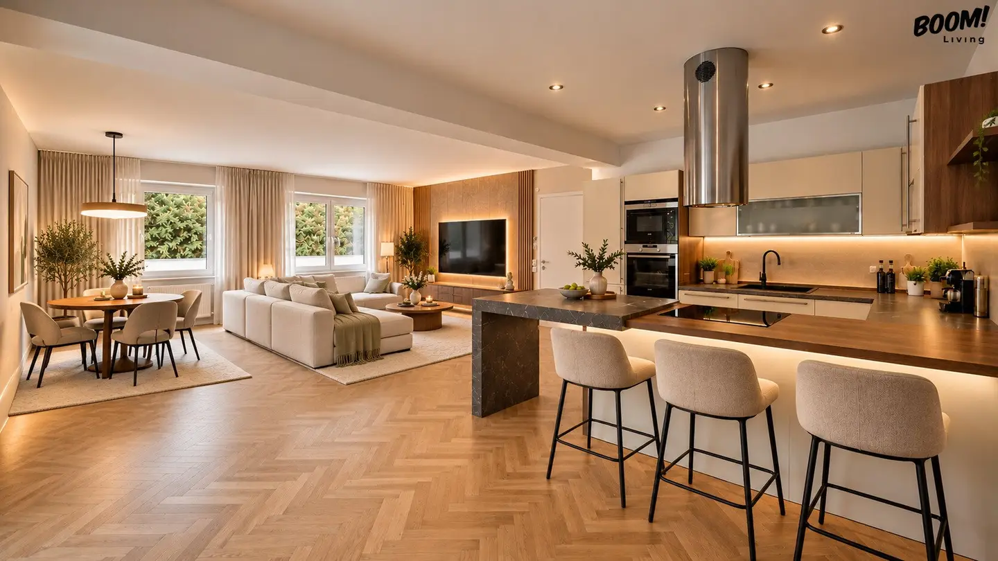 WOHNEN WIE IM EIGENEN HAUS | 5 ZIMMER, PRIVATGARTEN & POOL