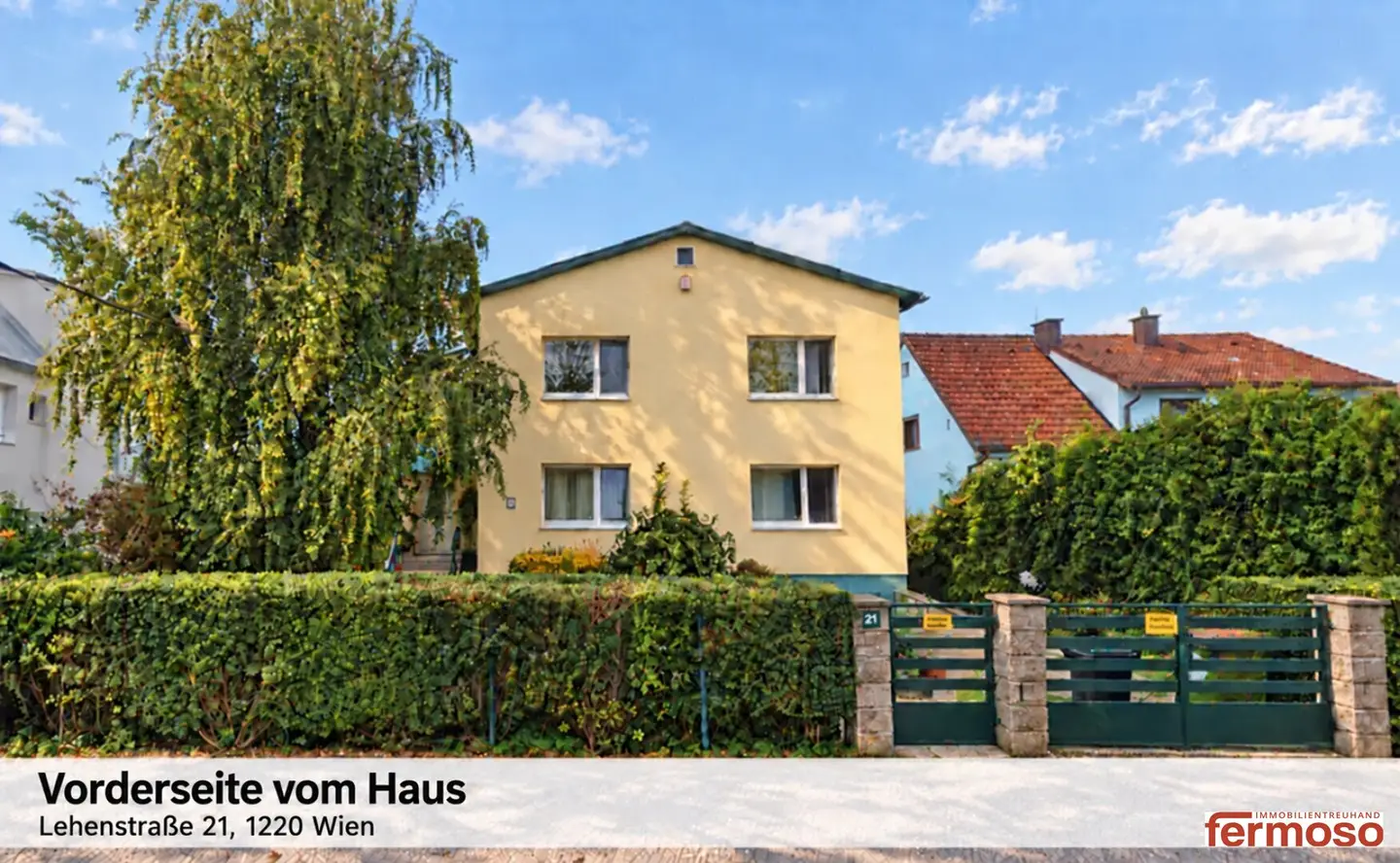Familienglück in 1220 Wien: 7 Zimmer, Garten, Wintergarten &amp; Garage um 750.000 €