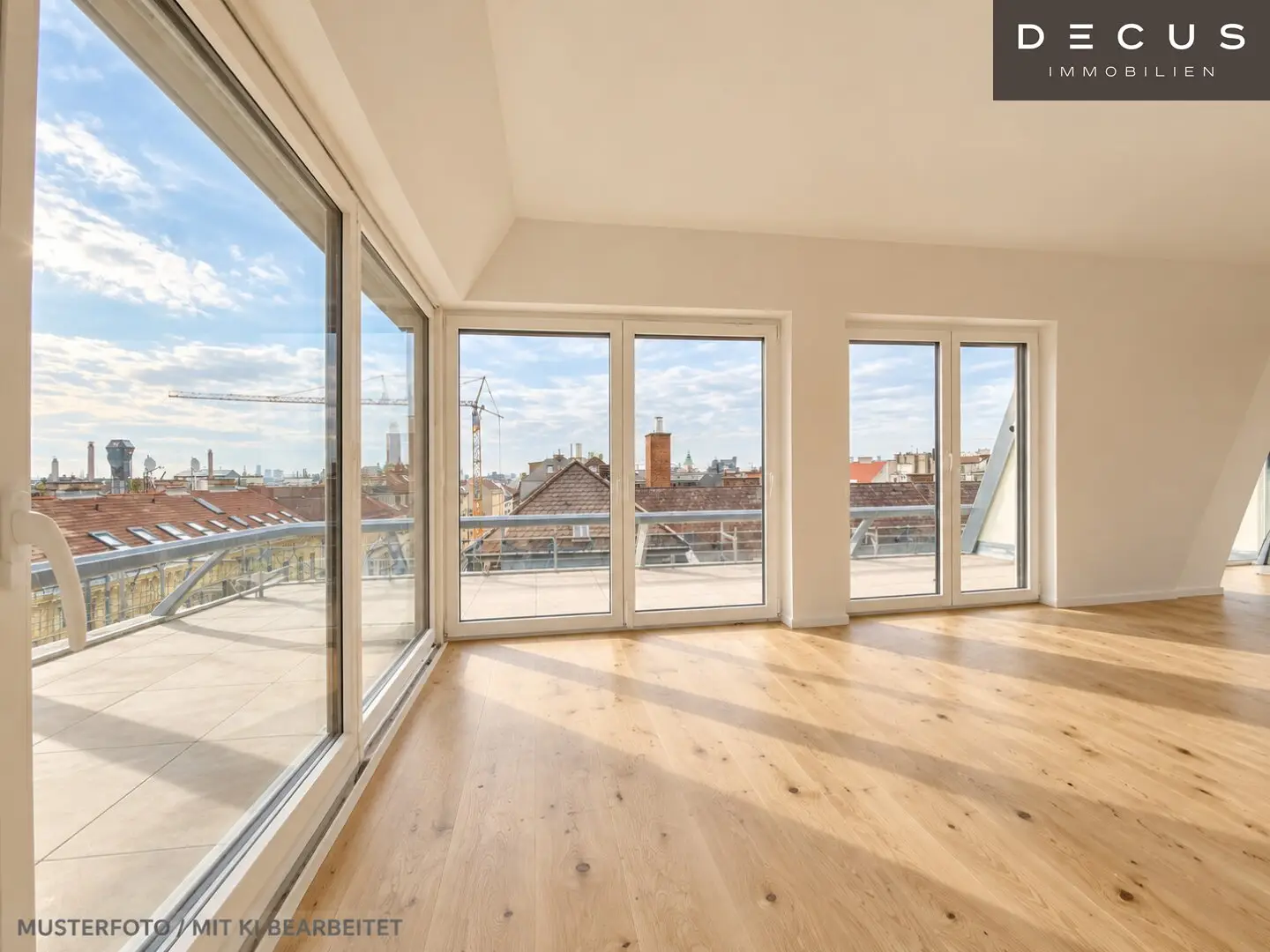 1070 VIENNA | 4 ROOMS | LUXURIOUS ATTIC APARTMENT | FIRST OCCUPANCY | DISTANT VIEW | AVAILABLE FROM 01.01.2027