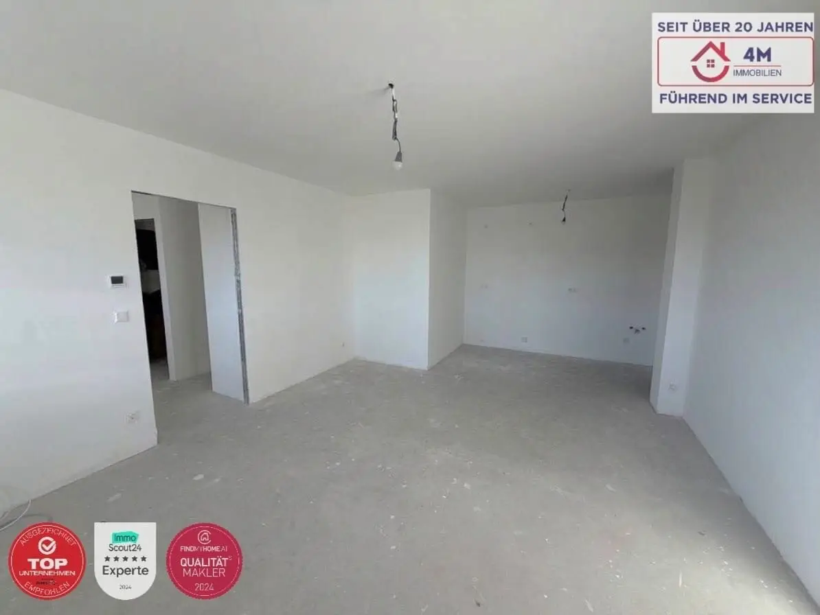 Attraktive Neubauwohnung mit 2 Zimmern auf 46,19 m² – gestalten Sie Ihr neues Zuhause nach Ihren Vorstellungen!