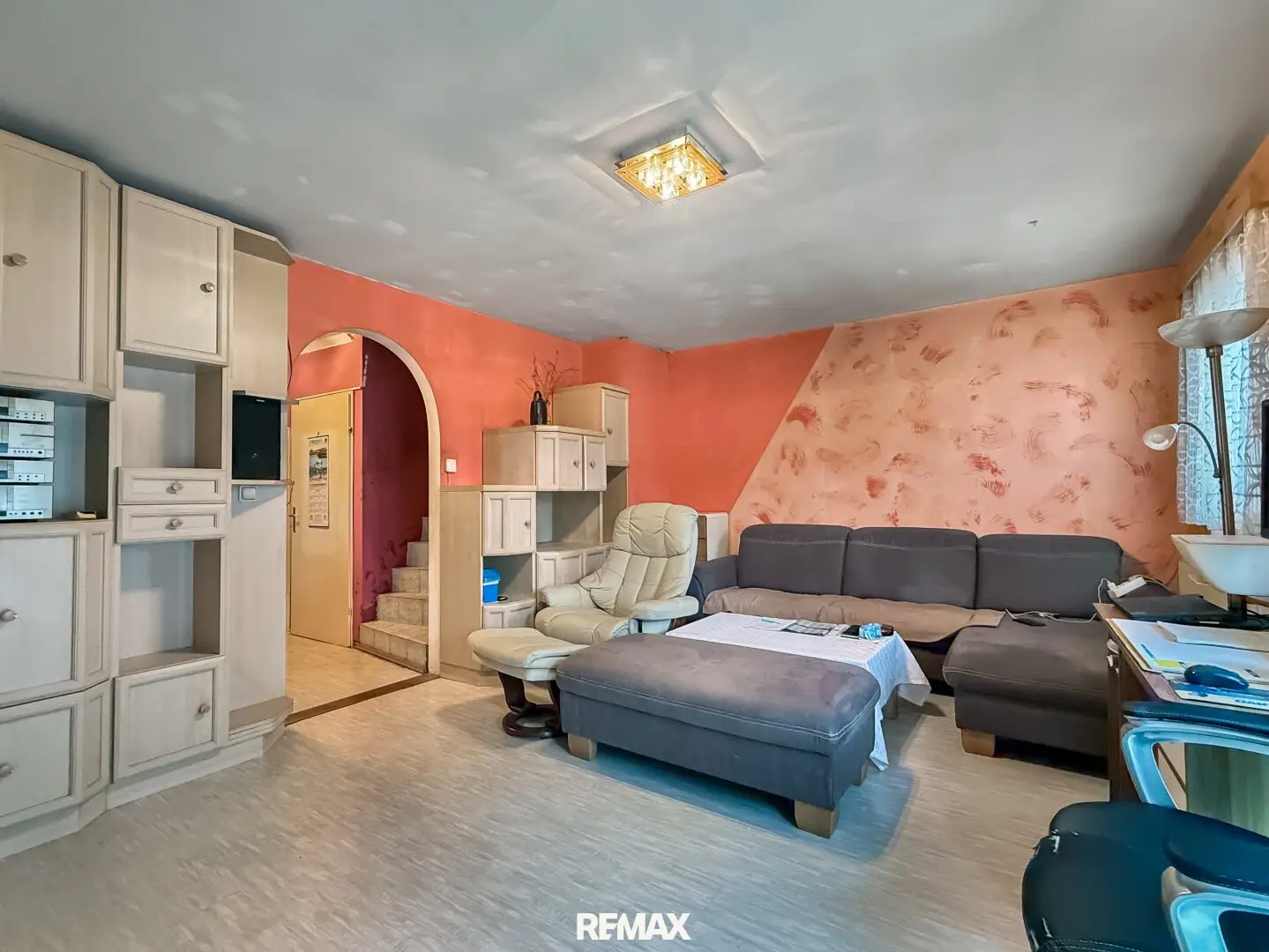 Doppelhaushälfte 1: Wohnzimmer