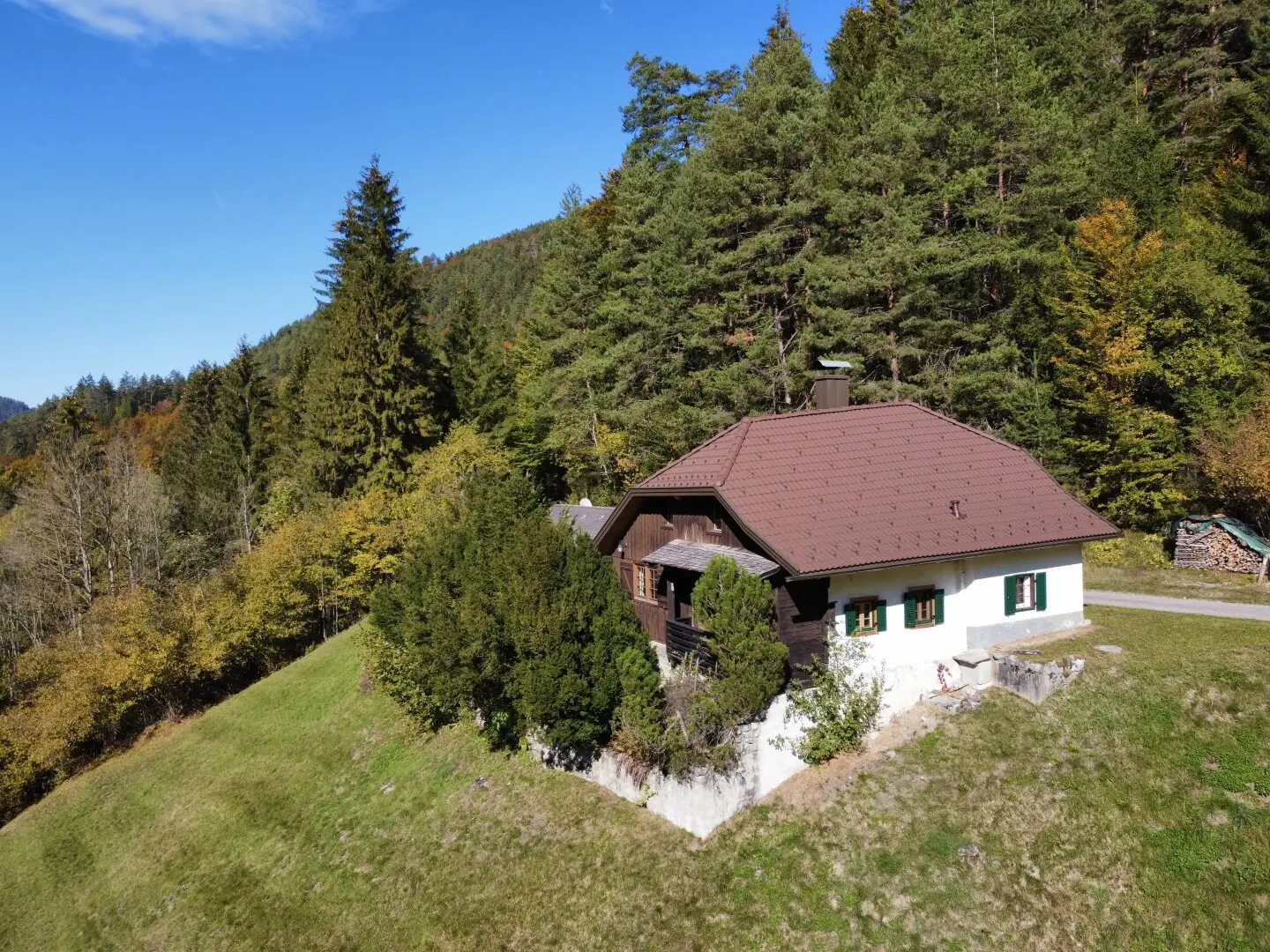 A RETREAT WITH SPECIAL CHARM – FOREST HOUSE WITH STUDIO IN A QUIET LOCATION!