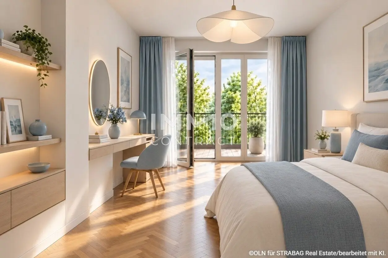 Fantastisches Dreizimmer Apartment mit großzügigem Balkon (Gym, Urban Gardening, Gemeinschaftsküche u.v.m.)