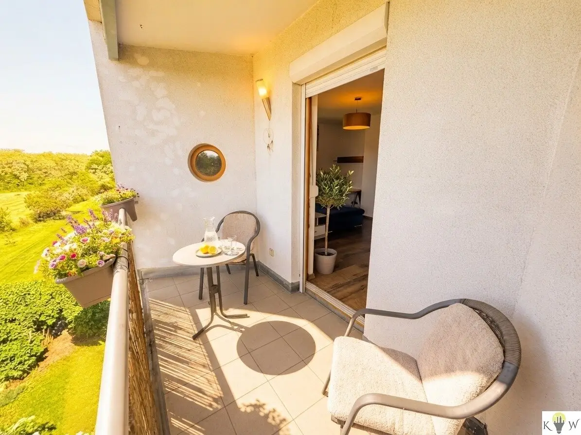 Traumhafte 2-Zimmer-Wohnung in Wimpassing mit Grünblick und Garagenplatz – ideal auch als Anlage!