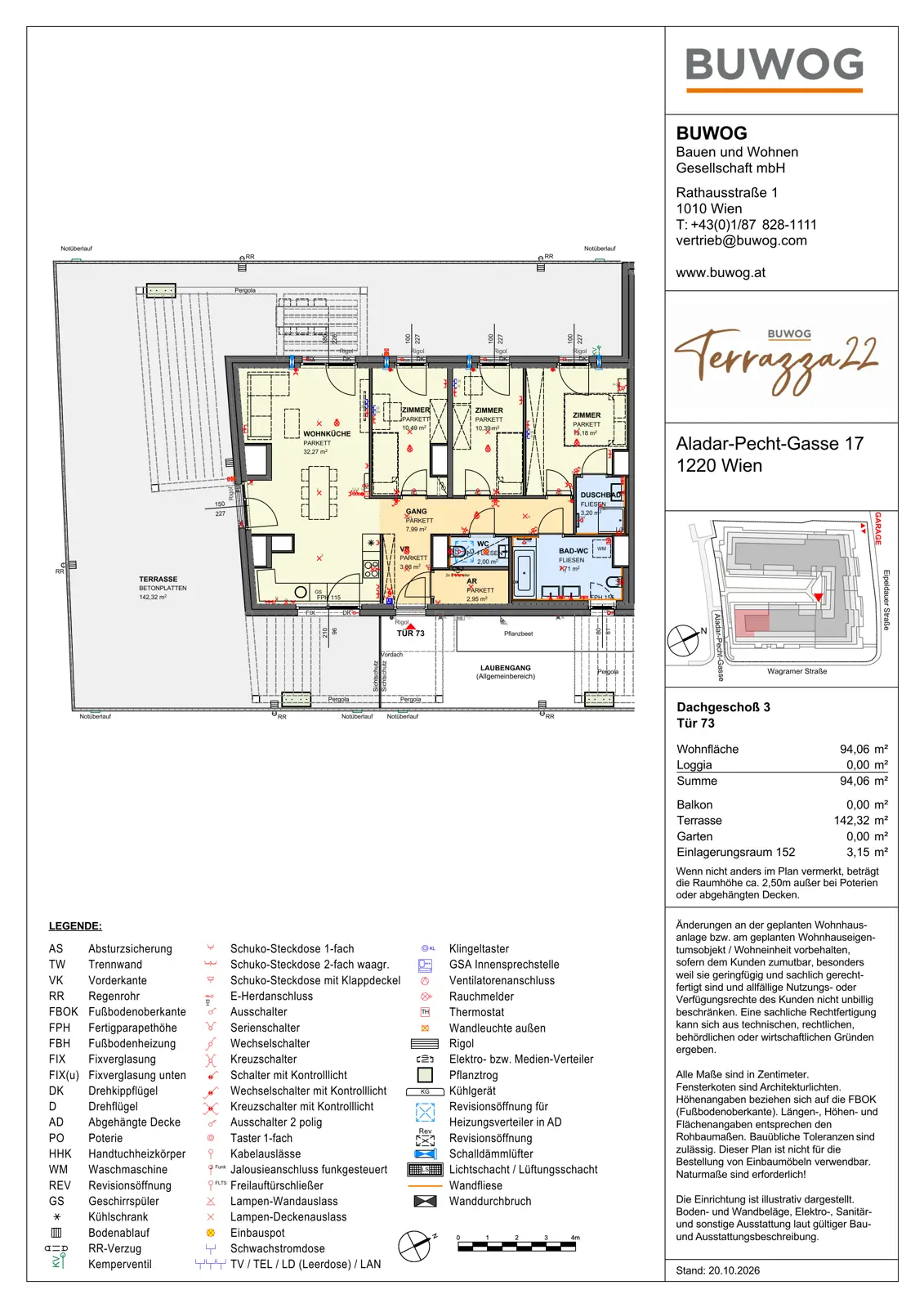 Neuwertige Dachgeschosswohnung mit großzügiger Terrasse