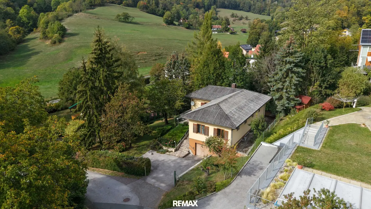 Bungalow mit großem Potenzial in sonniger Grünlage in Stattegg – Ortsteil Hub