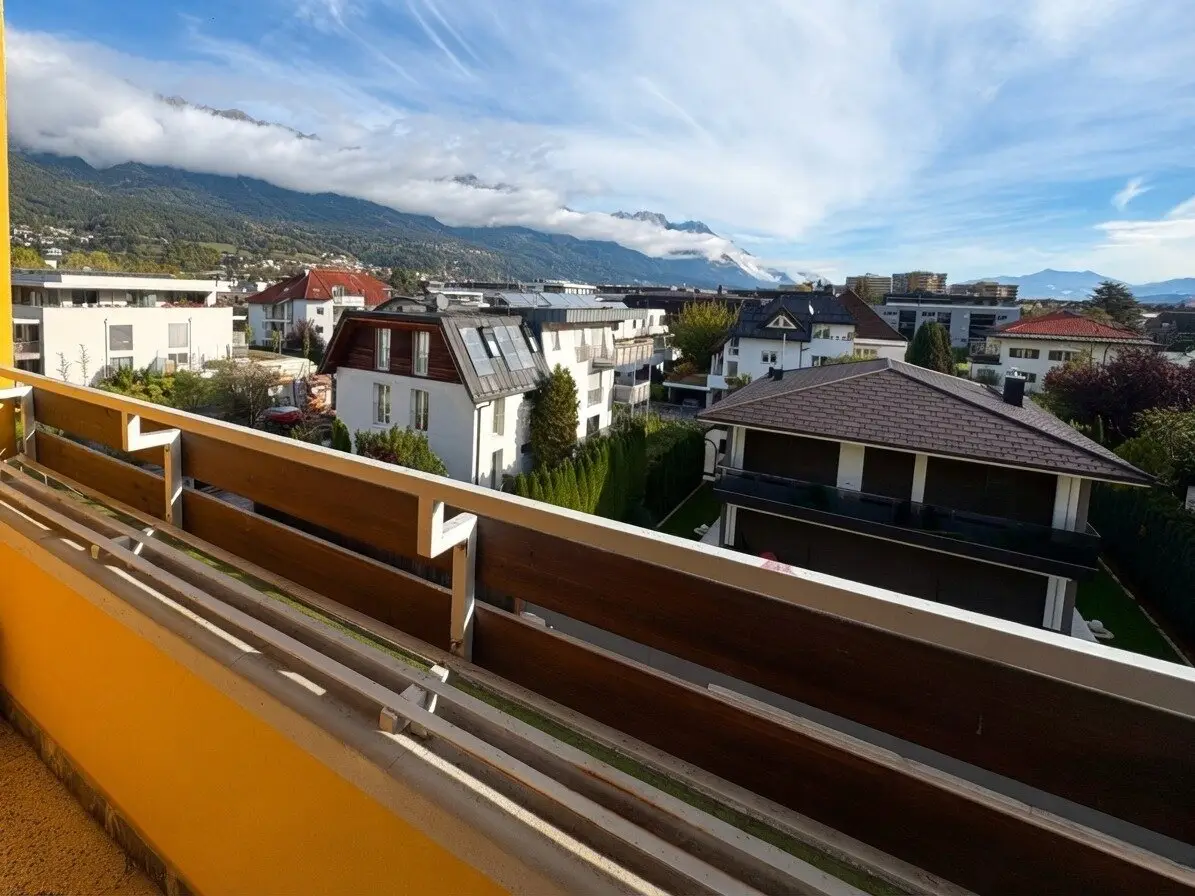 Höttinger Au: 3-Zimmer-Wohnung mit 2 Loggien und Nordkettenblick
