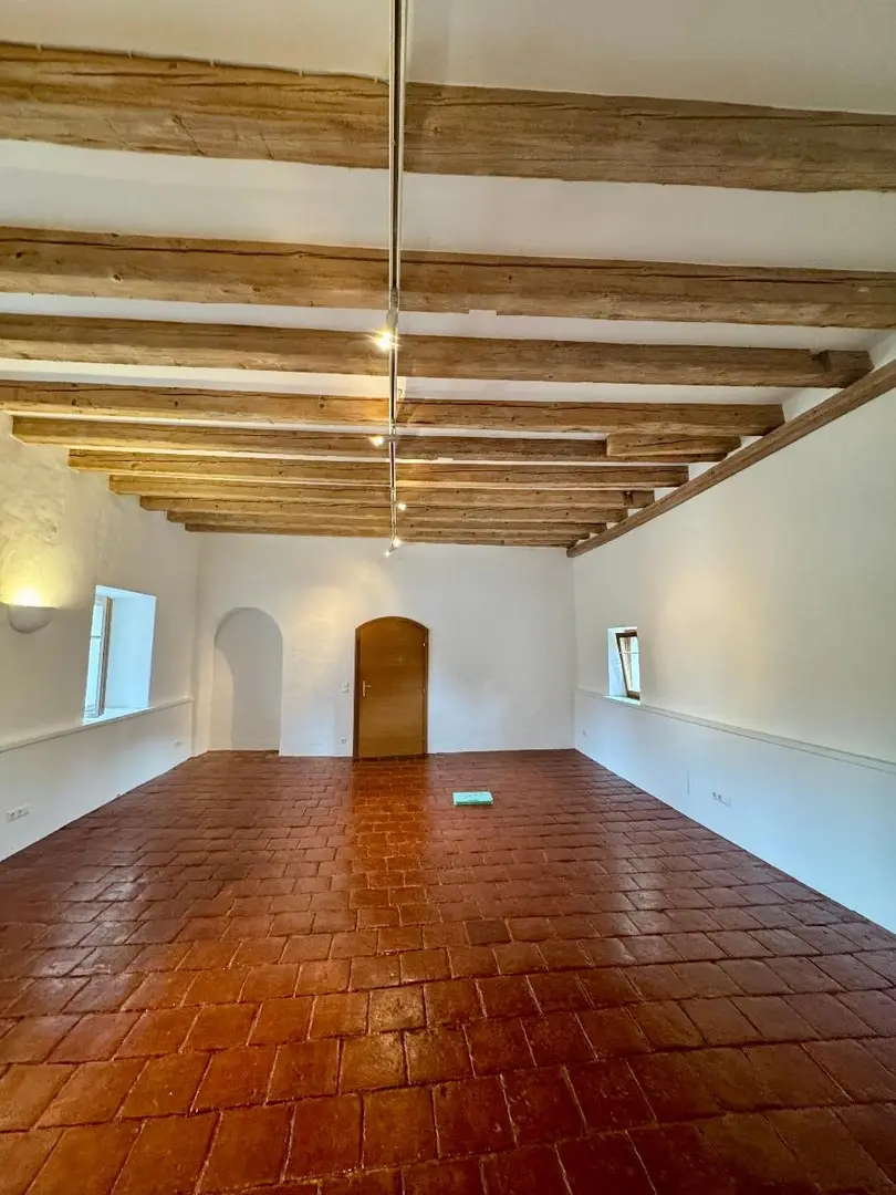 Apartment in castle with garden view