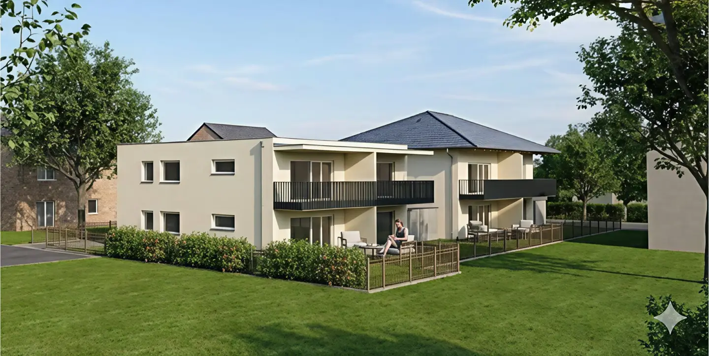 NEUBAU! Moderne, sonnige und ruhige 2 Zimmer Wohnung mit Terrasse und 50m² Eigengarten in Waidmannsdorf - Schubertstraße