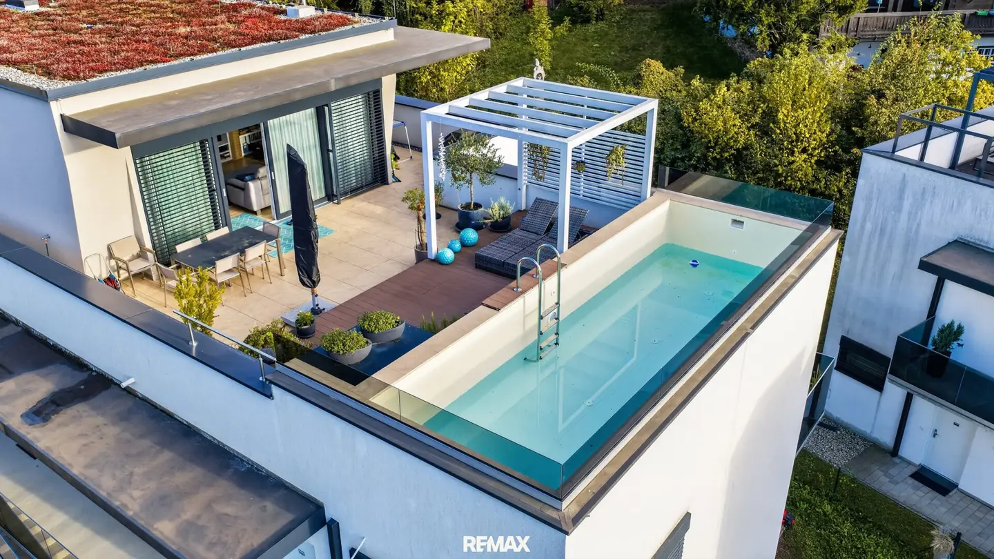 Exklusives Penthouse mit privatem Pool in Raaba-Grambach – Wohnen auf höchstem Niveau