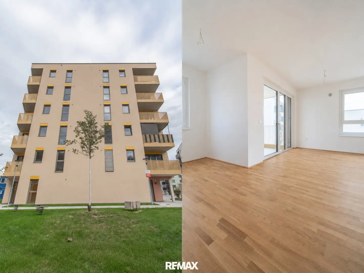 Rent with purchase option – modern 2-room apartment with balcony in „ein viertel grün“