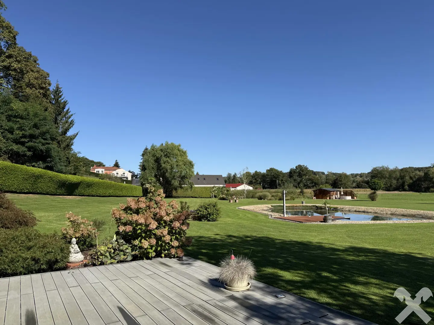 Ausblick von der Terrasse