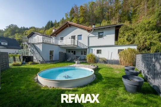 GARSTEN | Einfamilienhaus mit 2 Wohneinheiten, Garten, Terrasse &amp; Doppelgarage in sonniger Ruhelage!