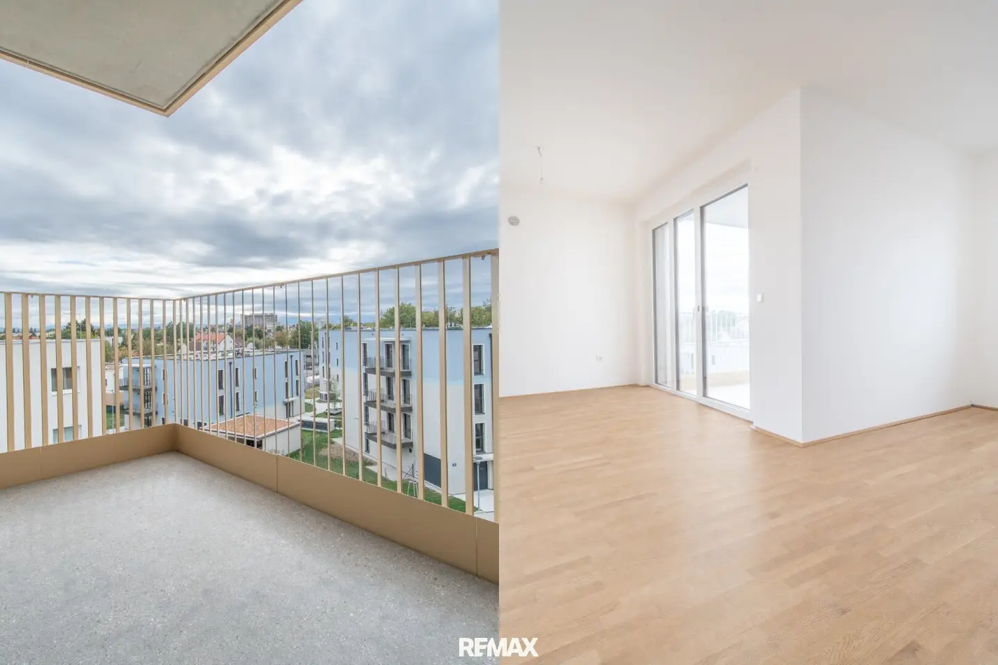 Rent with purchase option – modern 2-room apartment with balcony in „ein viertel grün“