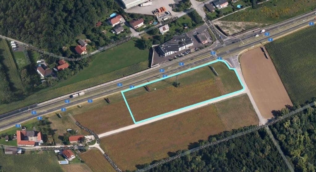 Betriebsbaugrund auf Basis Baurecht direkt an der B 1   5000  m2 verfügbar