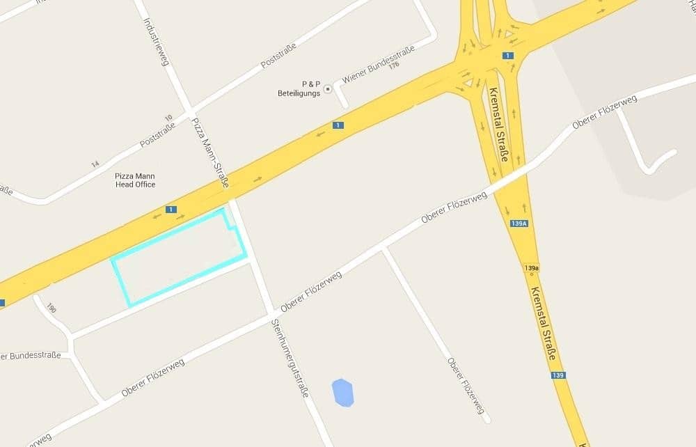 Betriebsbaugrund auf Basis Baurecht direkt an der B 1   5000  m2 verfügbar