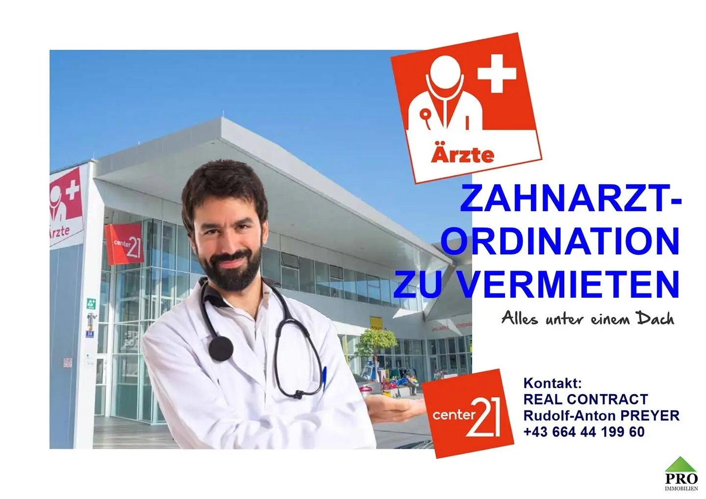 Your new medical practice on the Vienna/Lower Austria border in the modern medical center