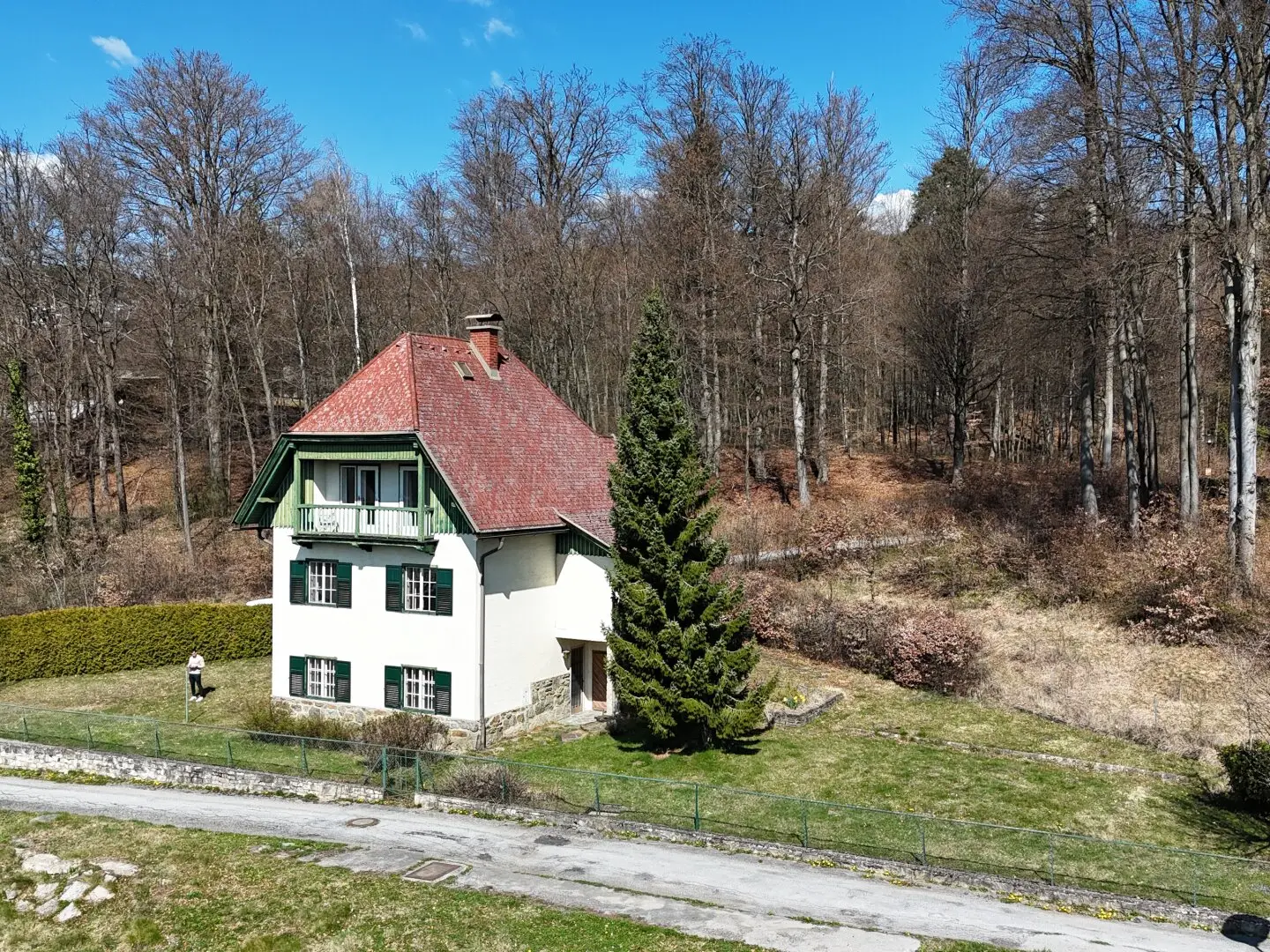 Country house from 1930 on the edge of the forest – three levels and lots of space for ideas – town centre within walking distance